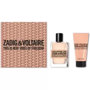 Zadig And Voltaire This Is Her Vibes of Freedom Eau de Parfum Gift Set Zadig And Voltaire Of - 50ml