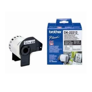 Brother DK22212 Continuous Film Tape 62mm x 15.24m Black on White
