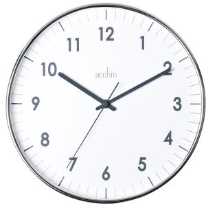 Acctim Jensen Wall Clock - Chrome