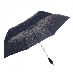 Fulton Open & Close Superslim Pansy Fall Umbrella - Black
