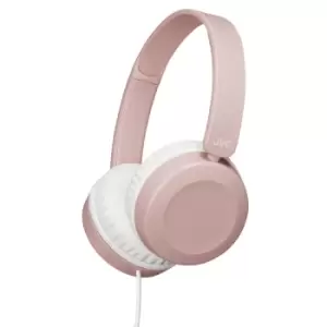 JVC Foldable Headphones with Remote Mic - Pink