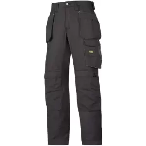 Snickers Mens Ripstop Workwear Trousers (33R) (Black/ Black)