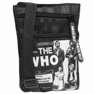 Rock Sax Presents The Who Crossbody Bag (One Size) (Black/White)