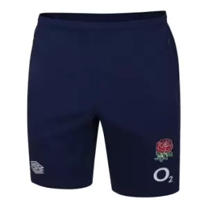 Umbro England Rugby Gym Shorts Mens - Blue