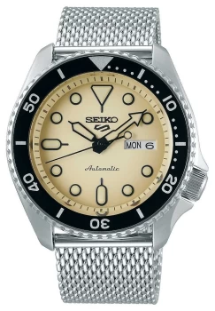 Seiko 5 Sport Suits Automatic Champagne Dial Steel Watch