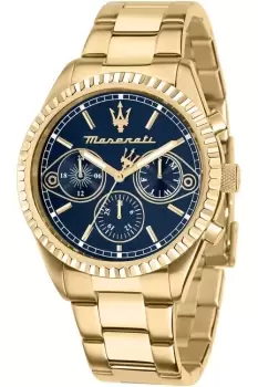 Gents Maserati Competizione 43mm Mlt Blue Dial Bracelet Yg Watch