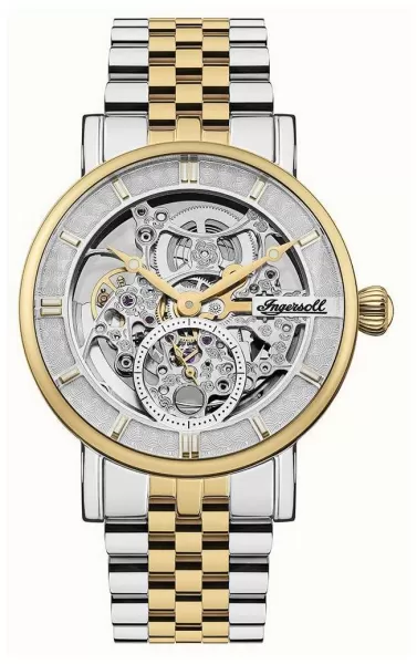 Ingersoll I00414 The Herald Automatic (40mm) Silver Skeleton Watch
