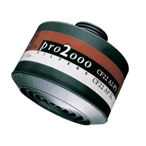 Scott Safety Pro 2000 CF22 A2 P3 Combination Filter 40mm Thread Grey