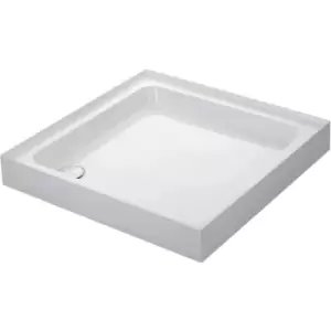 Mira Flight Shower Tray Square Deep Profile with 4 Upstands Waste 900 x 900mm