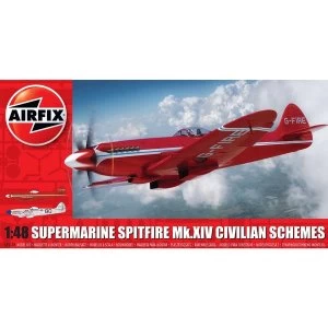 Airfix Supermarine Spitfire MkXIV Civilian Schemes Model Kit