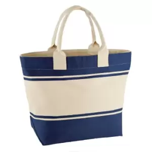 Quadra Canvas Deck Bag (24 Litres) (One Size) (French Navy/Off White)