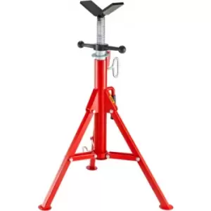 VEVOR V Head Pipe Stand Adjustable Height 28-52" 4500lbs/2 Tons Pipe Jack Stands Folding Portable High Folding Pipe Stand with V Head Fold A Trailer J