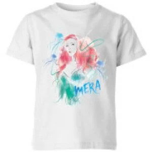 Aquaman Mera Kids T-Shirt - White - 11-12 Years