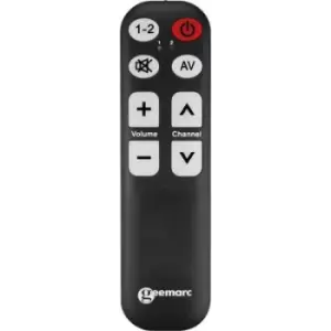Geemarc TV-5 Universal Remote control Black