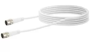 Schwaiger KDAK75 532 coaxial cable 7.5 m F White