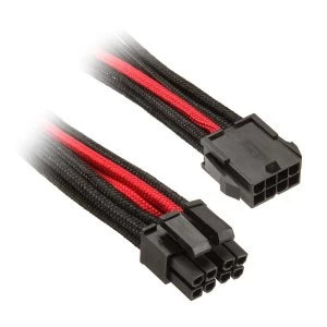 Silverstone EPS 8-pin to EPS / ATX 4 +4 pin cable 30cm - Black / Red