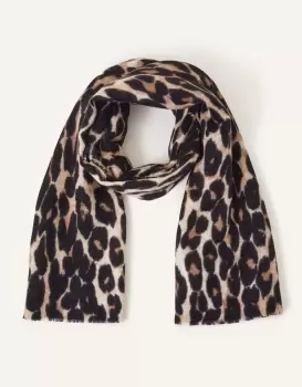 Accessorize Leopard Blanket Scarf, Size: 90x180cm