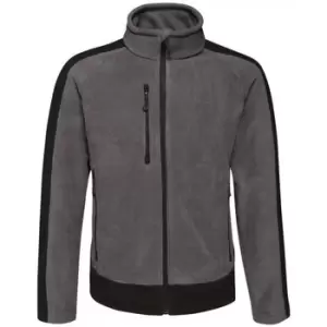Professional CONTRAST 300 Full Zip Fleece mens Fleece jacket in Grey - Sizes UK XS,UK S,UK M,UK L,UK XL,UK XXL,UK 3XL,UK 4XL
