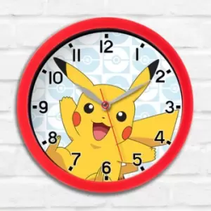 Pokemon Pikachu Wall Clock