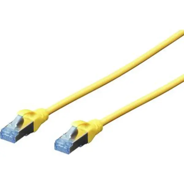 Digitus DK-1531-030/Y RJ45 Network cable, patch cable CAT 5e SF/UTP 3m Yellow DK-1531-030/Y