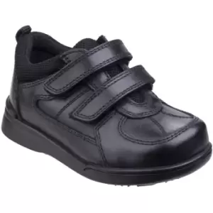 Hush Puppies Boys Liam Durable Back To School Leather Smart Shoes UK Size 8 (EU 25.5, US 9)