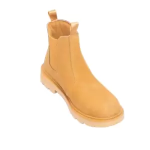 Grafters Mens Grinder Safety Twin Gusset Leather Dealer Boots (7 UK) (Honey Nubuck)