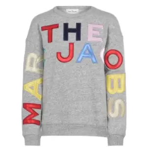 Marc Jacobs Junior Girls Chest Logo Sweatshirt - Grey