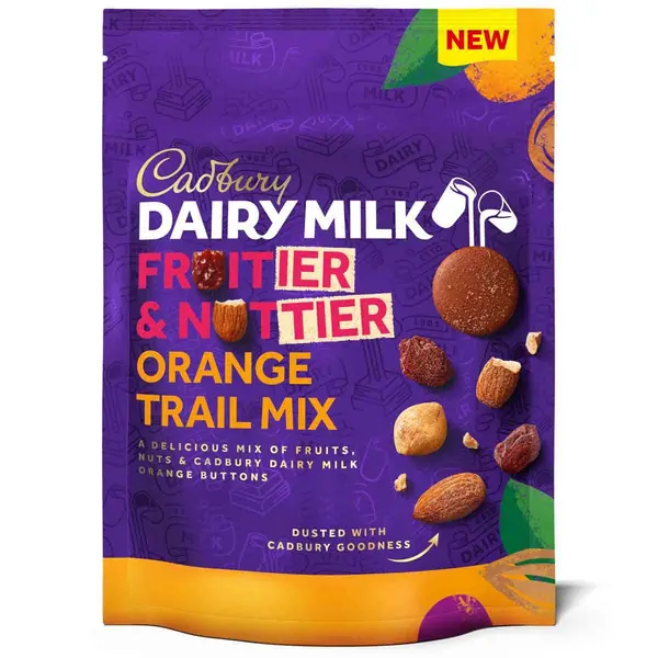 Cadbury Gifts Direct Cadbury Fruitier & Nuttier Chocolate Orange Trail Mix 100g 4305469