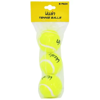 Uwin - Trainer Tennis Balls - Pack of 3 balls - -