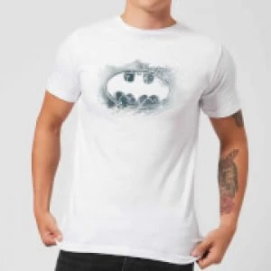DC Comics Batman Spray Logo T-Shirt - White - 5XL
