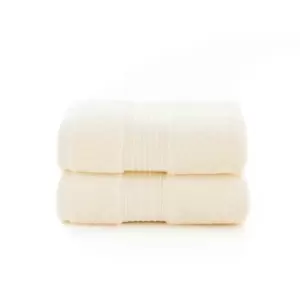Deyongs Bliss Pima 2 Pack Hand Towel - Cream