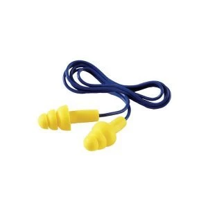 3M E A R Ultrafit Ear Plugs Yellow 1 x Pack of 50 Pairs Earplugs