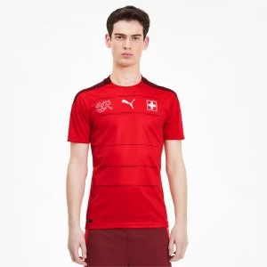PUMA Suisse Mens Home Replica Jersey, Red/Pomegranate, size X Large, Clothing