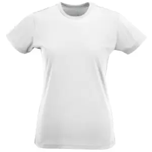 Russell Ladies/Womens Slim Short Sleeve T-Shirt (L) (White)