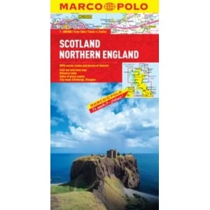 Scotland / Northern England Marco Polo Map by Marco Polo (Sheet map, folded, 2014)