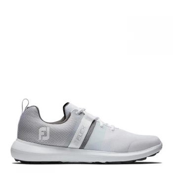 Footjoy FLEX Mens Golf Shoes - White/Grey