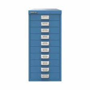 Bisley 10 Drawer Cabinet Azure Blue BY78740