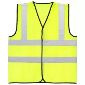 Warrior Unisex Adult Mesh Hi-Vis Waistcoat (3XL) (Fluorescent Yellow)