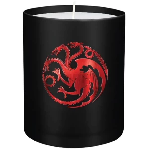 House Targaryen (Game of Thrones) Glass Candle 8 x 9 cm