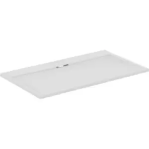 Ideal Standard i. life Ultraflat S Rectangular Shower Tray 1400 x 800mm in White Stone Resin