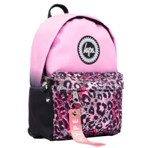 Hype Animal Print Mini Backpack (One Size) (Pink/Black)