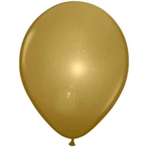Gold LED Balloons (Pack Of 5)