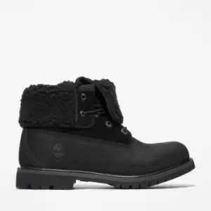 Timberland Authentic Fold-over Boot For Her In Black Black, Size 9