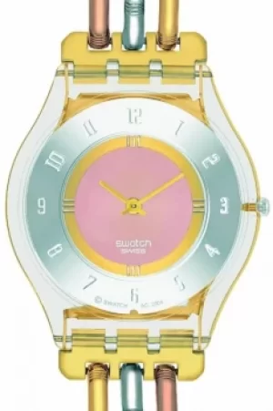 Ladies Swatch Skins Tri-Gold Watch SFK240A