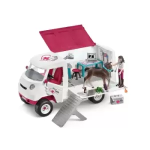 Schleich Horse Club Mobile Vet with Hanoverian Foal Toy Playset, 5...