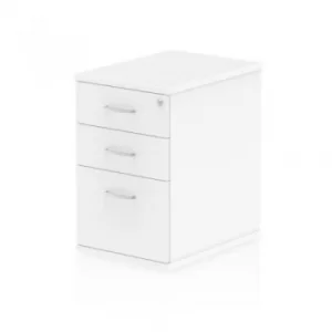 Trexus Desk High 3 Drawer 600D Pedestal 425x600x730mm White Ref