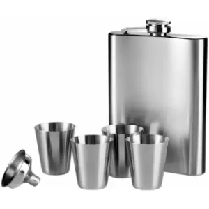 Stainless Steel Hip Flask Set - Premier Housewares
