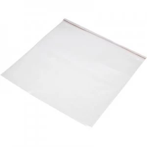 Grip seal bag wo write on panel W x H 300 mm x 300 mm Transparent Polyethyl