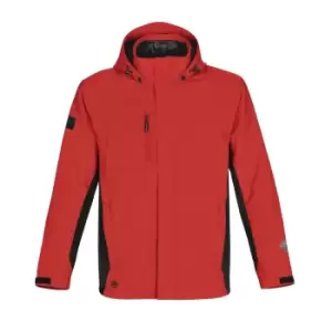 Stormtech Mens Atmosphere 3-in-1 Performance System Jacket (Waterproof & Breathable) (2XL) (Stadium Red/Black)