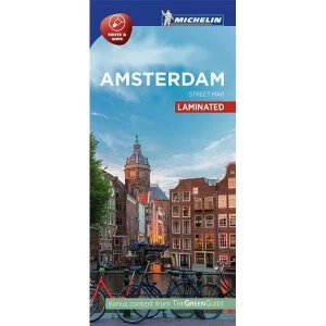 Amsterdam - Michelin City Map 9210 Laminated City Plan Sheet map 2016